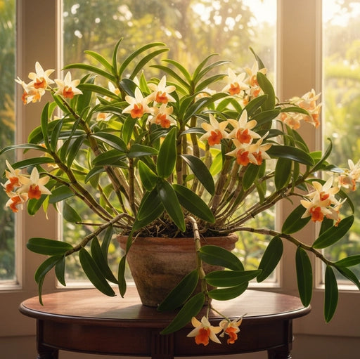 Dendrobium (Frosty Dawn x Dawn Maree) (Moss)