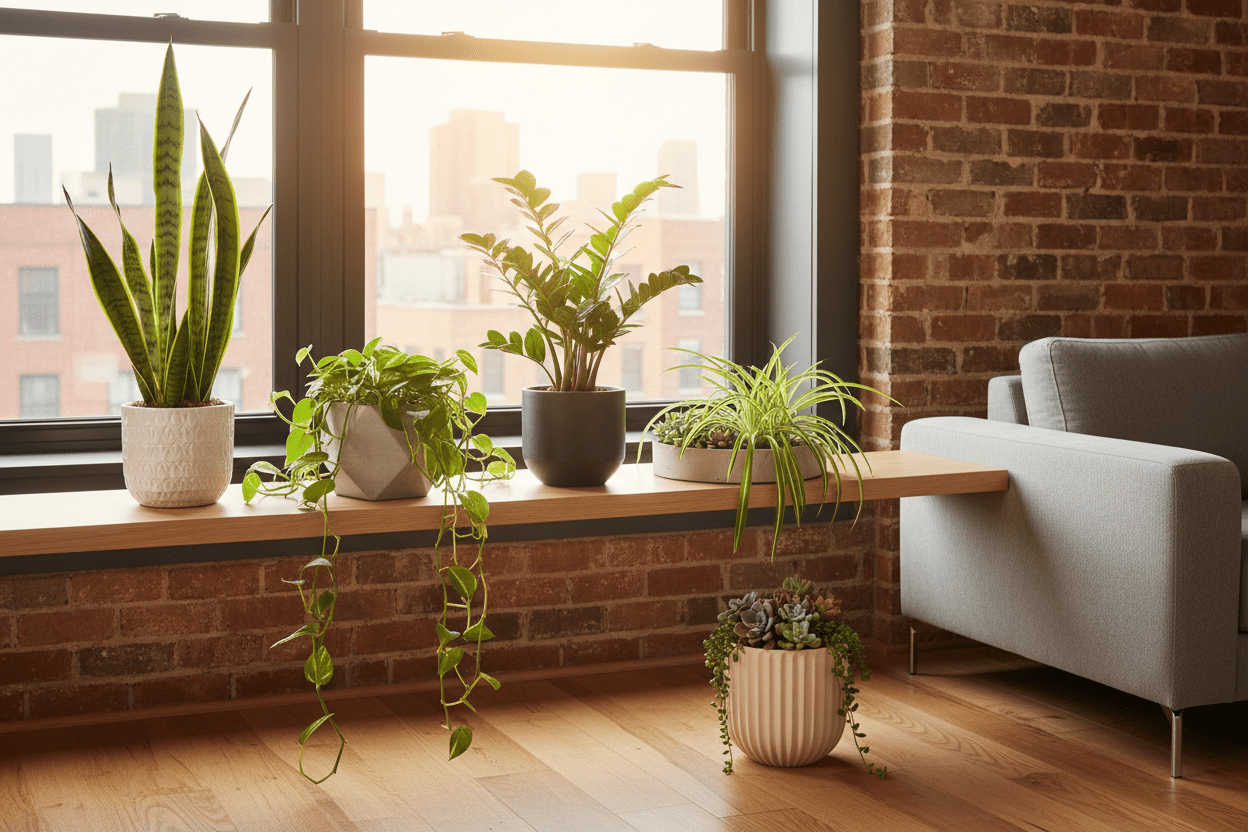 5 Low-Maintenance Plants Perfect for Busy Urban Gardeners - GO GREEN