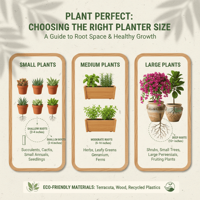 How to Choose the Right Planter Size for Different Plant Types