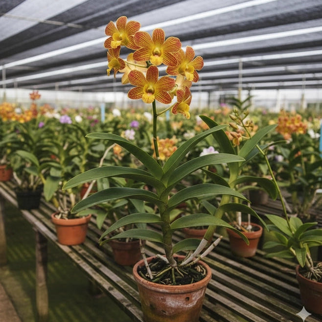 Dendrobium Gold Flush x May Neal x Iaisanthera #1474_Ss