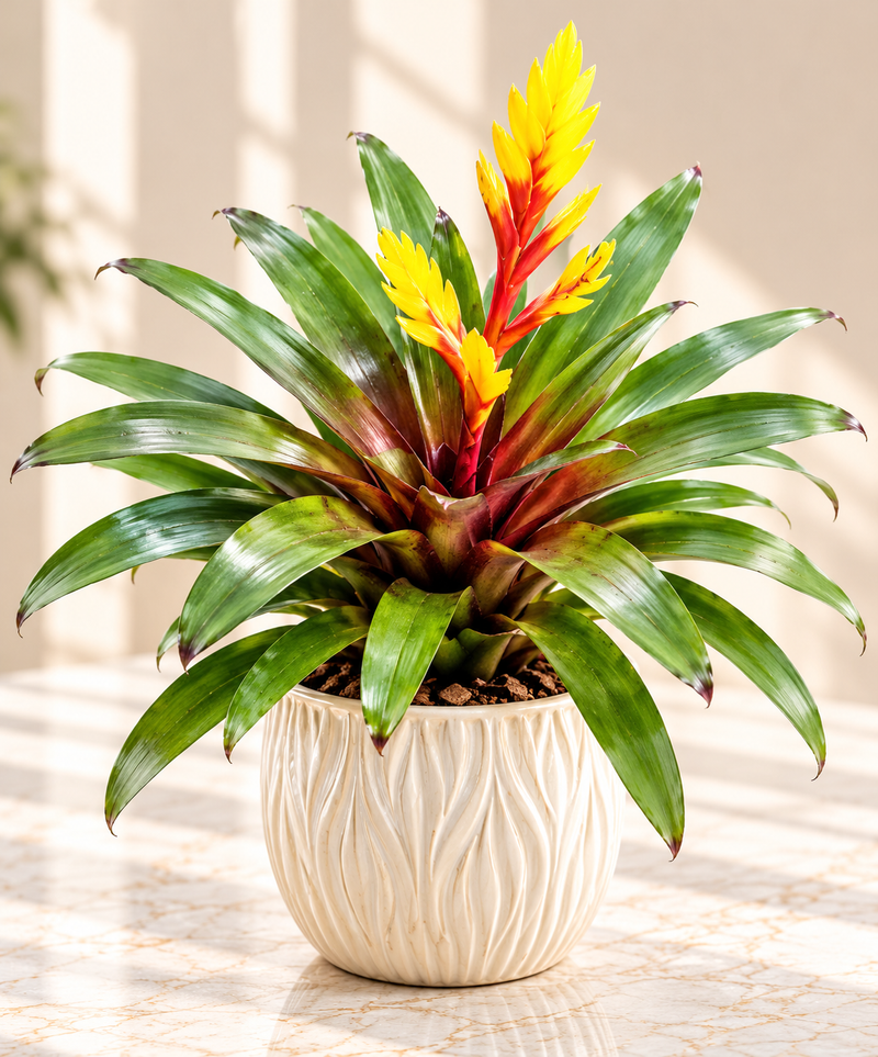 Painted Feather Bromeliad