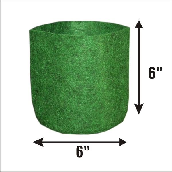 GEO FABRIC GROW BAG 6"