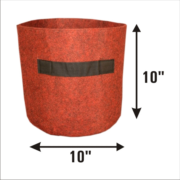 GEO FABRIC GROW BAG 10"