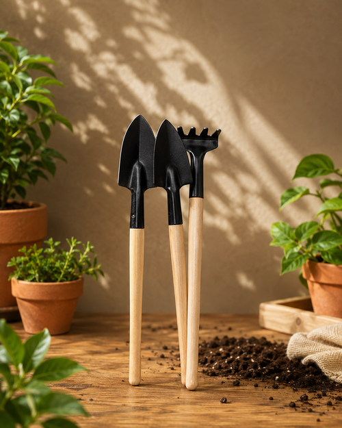 3-Piece Long Reach Garden Tool Set