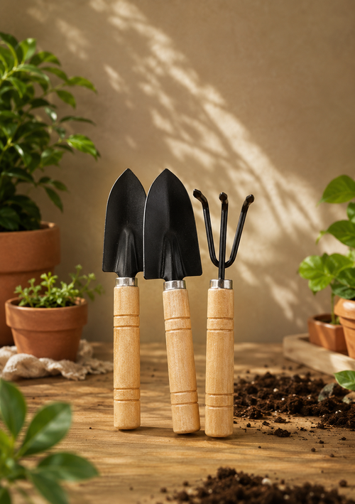 Premium 3-Piece Garden Hand Tool Set